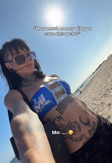 all spent on tattoos, travel and new ta ta’s 🫣