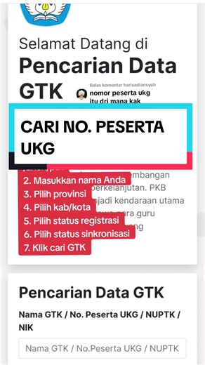Cara Mencari dan Mengunduh Info GTK di HP