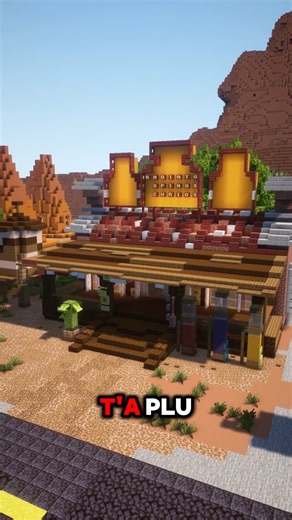 Radiator springs sur Minecraft !🚗🏎️ #minecraft #minecraftfr #minecraftbuilding #minecraftshorts