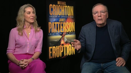 Bestselling author James Patterson previews new book co-written by late Michael Crichton
