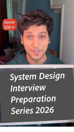 Sunchit Dudeja on Instagram: "50 Days Interview preparation series! - Webinar for important concepts - Quiz - Resource PDFs for detailed - System Design Premier Series - Convering advanced topics #java #systemdesign #microservices #interviewprep Join my insta channel for all the updates, link in comments! How do u rate yourself in system design subject out of 10?"