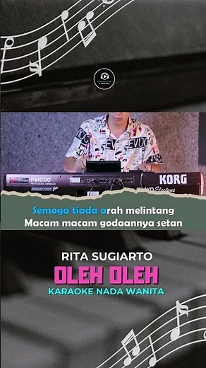 OLEH OLEH - Karaoke Nada Wanita [ RITA SUGIARTO ] #shorts #dangdutkaraoke #karaokezone