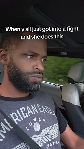 When y'all just got into a fight and she does this — relatable reactions