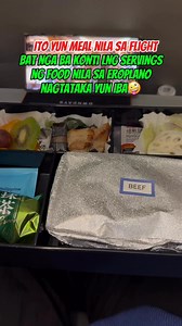 Yun servings ng food nila sa flight konti lng pero sapat na #foodie #flight #travel #enough | Piaya vlogs in Japan
