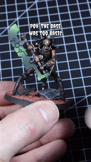 Ad - the new @akinteractive.official basic bits are so good for adding some extra oomph to your bases! I’ve used the Concrete Ruins pack to improve this old basic Necron base and it looks so much better Paints used, all from @akinteractive.official: Dark Rust 3gen Light Rust 3gen Graphite 3gen Sandy Desert Paste Dust Liquid Enamel Pigment #warhammercomunity #warhammer40k #warhammerbasing | Spen's Painting