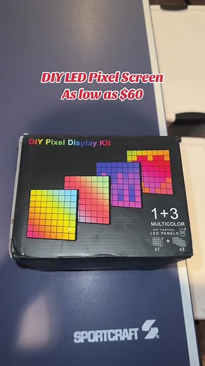 This really helped take my gaming setup to the next level #ledpixelscreen #ledlights #ledgaming #diyledlights #gaming #gamingsetup #ledmusiclights #tech #techtok #pixelscreen