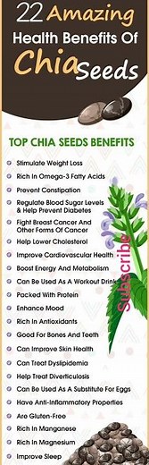 22 Health Benefits of Chia Seeds