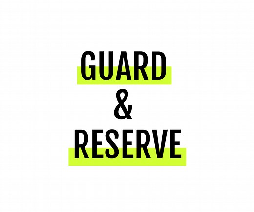 Guard and Reserve Fact Page — BE A PJ