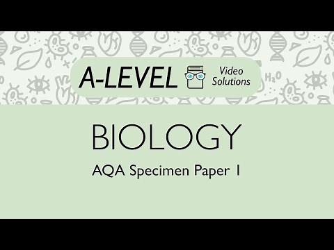 Biology A-level - Specimen Paper 1 | PMT Education