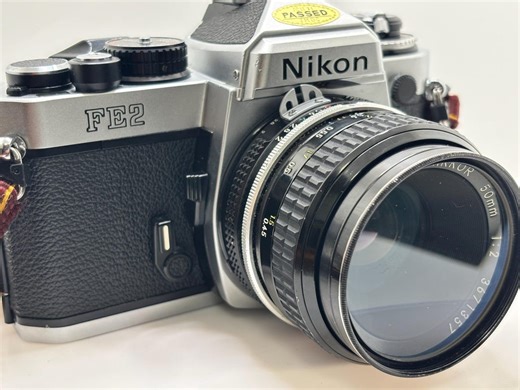 Nikon FE2 35mm Film Camera – 50mm & 70-210mm Lenses, Honeycomb Shutter - Etsy