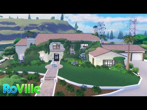 Mediteranean Villa || Home Tour With House Code || Roblox RoVille