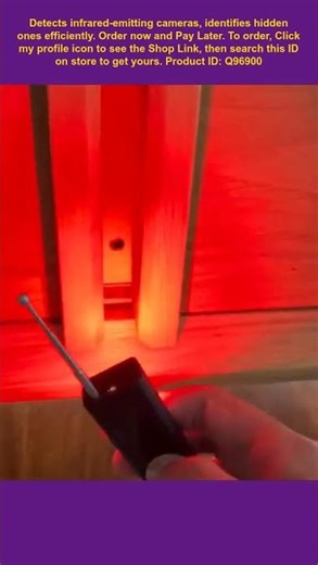 This is a wireless infrared detector designed for home security, featuring advanced signal dete...