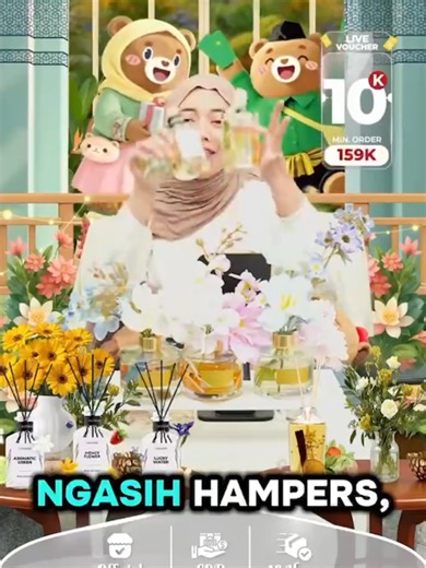 RAMADHAN SALE UDAH MULAI DONG GUYS! NIH ADA PAKET HAMPERS LOH, DAPAT 3 REED DIFFUSER TAPI HARGA TERJANGKAU YAA, YUK JOIN LIVE SEKARANG JUGA! #pengharumruangan #pemngharumviral #pengharummobil #pengharumaromaterapi #pengharumkamarmandi #ramadhanekstraseru #pengharumaromahotel #pengharumruangtamu #pengharumtoilet #pengharumkamar #pengharumruanganviral #scents #reeddiffuser #sensemore #albasol #findense