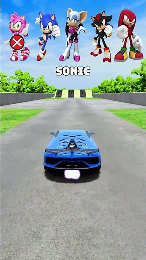 Help Sonic and his friend jump over the huge speedbump obstacle with blazing lava!