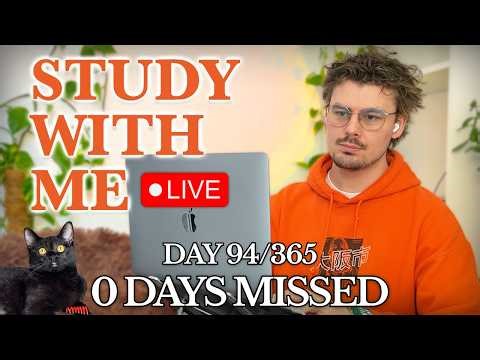 Study With Me LIVE 🚀 2-HOUR — Deep Focus (50/10 Pomodoro) | Cozy UK Rain, No Distractions!