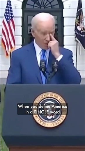 Biden defines America in a SINGLE word