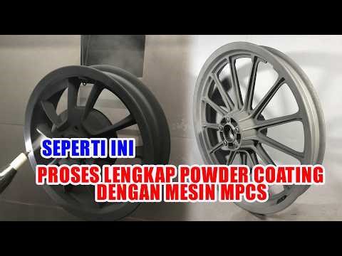 POWDER COATING PROCESS WITH MPCS MACHINE