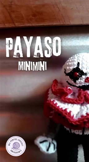🎪Payaso del Terror🎪 🤡Realizado en hilo de algodón 🤡Pintado a mano 🤡 Relleno de alta calidad 🤡Medidas aprox 25cm . . ⚡Se realizan por pedido únicamente ⚡Envíos a toda 🇦🇷 ⚡Si sos tejedora podes encontrar el tutorial en mí canal de YouTube . . . #tutorialtiktok #amigurumi #tejidosacrochet #amigurumis #tejido #diyprojects #diycraft #youtube #argentina #payaso #juguetes #juegosdivertidos #juguetes #terror #terrorifico
