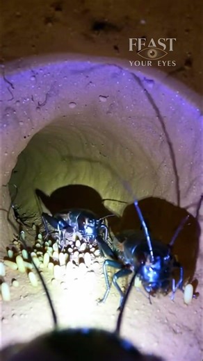 Inside a Field Cricket’s Underground City (Real POV Footage)