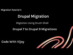 Drupal 7 to Drupal 9 Migration using Drush