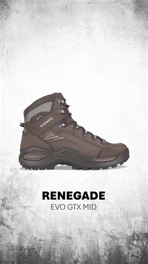 LOWA UK on Instagram: "Renegade EVO GTX MID • A true classic, one of the most popular models from LOWA since the late 90s. The Renegade has stood for exactly one attribute over the decades: the perfect fit! #LowaUK #FeetLoveLowa #Lowa #LoveLowa #Hiking #HikingBoots #Walking #Rambling #HikingAdventures #Outdoors #QualityOutdoorBoots #Trail #Explore"