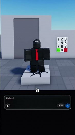 I Made a Whole Roblox Game With AI 🚪🔥| ForgeGUI Roblox #ad #robloxdev #roblox