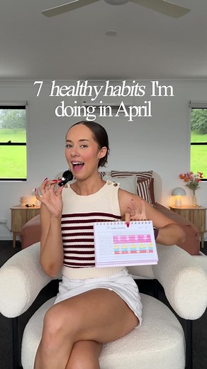 7 habits for April in health, fitness, business, mindset & personal growth - colour coded ofc 🤭 #healthyhabits #habittracker #habittracking @The Habit Tracker