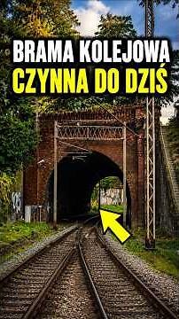 Brama kolejowa w Toruniu działa do dziś! Pociągi jadą przez fortecę 🚆