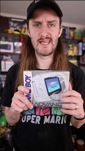 Boxed Platinum Gameboy Advance