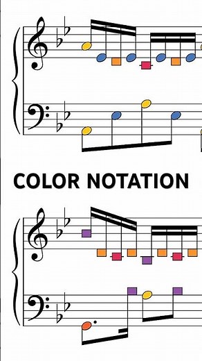 NEW ColorMusic Notation Tool #musictheory #musiceducation #sheetmusic