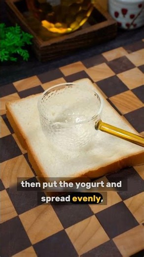 How to make yogurt cheese toast | Learn how to make yogurt cheese toast that kids love..... #shorts