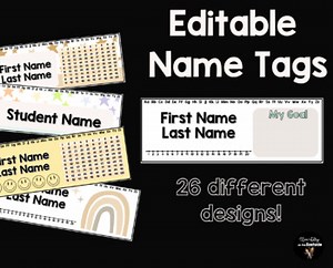 Editable Name Tags