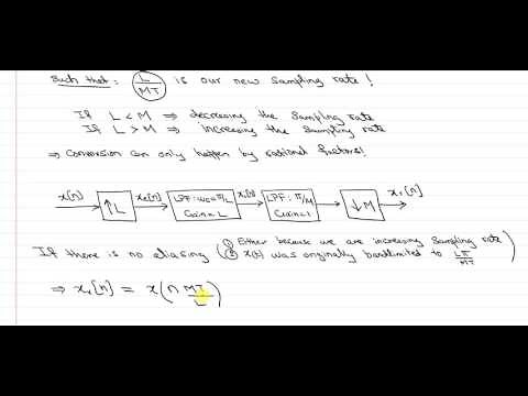 Sampling-Rate Conversion: Non-Integer Sampling-Rate Changes