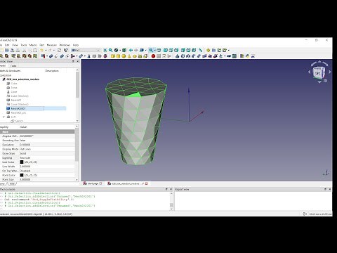 028 FreeCAD box selection meshes