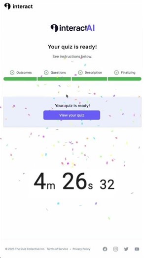Ai Quiz Generator [5 minute creation time]