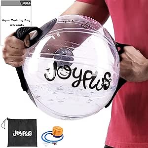 JOYPLUS Aqua Bag Workout, Adjustable Training Bag and Power Bag with Water, Core and Balance Trainer, Portable Stability Fitness &Full Body Exercise Equipment for Weight