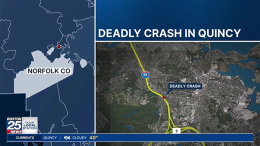 MSP investigating fatal crash on I-93 in Quincy