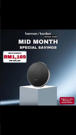 Harman Kardon Onyx Studio 9 Portable Stereo Wireless Bluetooth Speaker