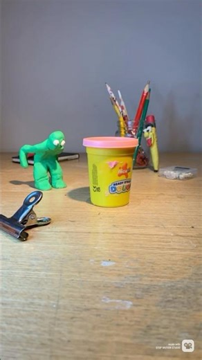 Gloop’s First Big Leap! 🟢 #claymation #gloob