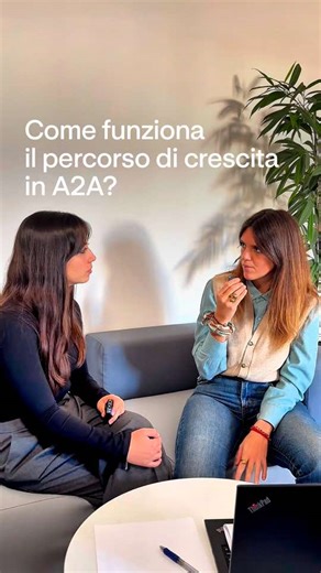 Come funziona il percorso di crescita in A2A? Te lo raccontiamo in questo video! E se vuoi unirti a noi, scopri le posizioni aperte nel link in bio! #a2alifecompany