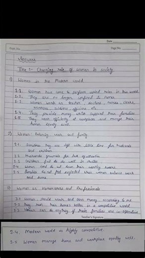 Note Making Pattern for Board Exams Class 11 & 12 English ✨️