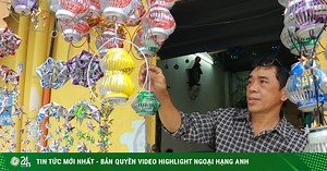 Người thợ sửa khóa biến vỏ lon thành lồng đèn độc lạ