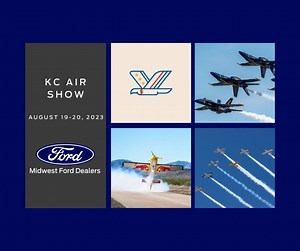 Join us for the Garmin KC Air Show at the New Century AirCenter next month! ✈️ We look forward to witnessing the awe-inspiring aerobatics, feeling the thunderous roars of the aircraft and sharing in the wonder that connects us all. Make sure to stop by our booth for a chance to experience the innovation that's propelling us into the future! #KCAirShow #GarminKCAirShow | Midwest Ford Dealers | Facebook