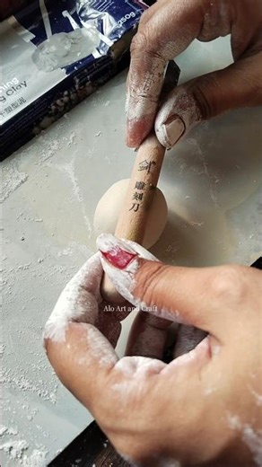 Modelling Clay | Air Dry Clay | #shortsfeed #diy #clayart