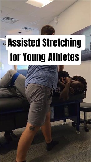 Working to loosen his stiffness to perform at his maximum on the field #stretchzone
