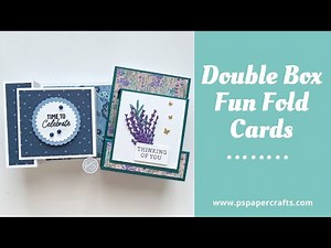 How to make a Double Box Fun Fold Card