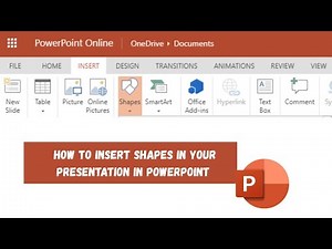 How to Insert Shapes in PowerPoint | Add Pictures, Videos & Create Flow Charts Easily