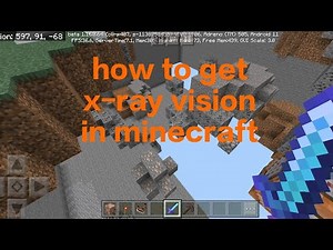 how to get x-ray vision in minecraft | 1.16+ | command block tutorial