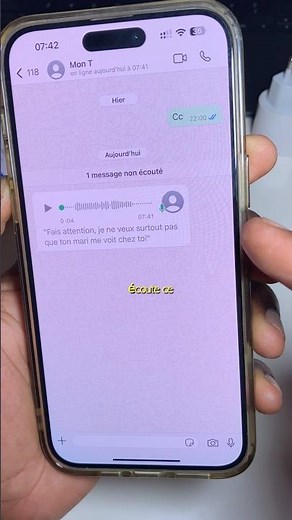 WhatsApp : convertir un audio en texte !