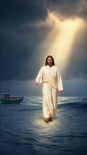 Jesus Saves in the Storm | 3D Cartoon of Faith and Hope | 4K Cinematic Animation